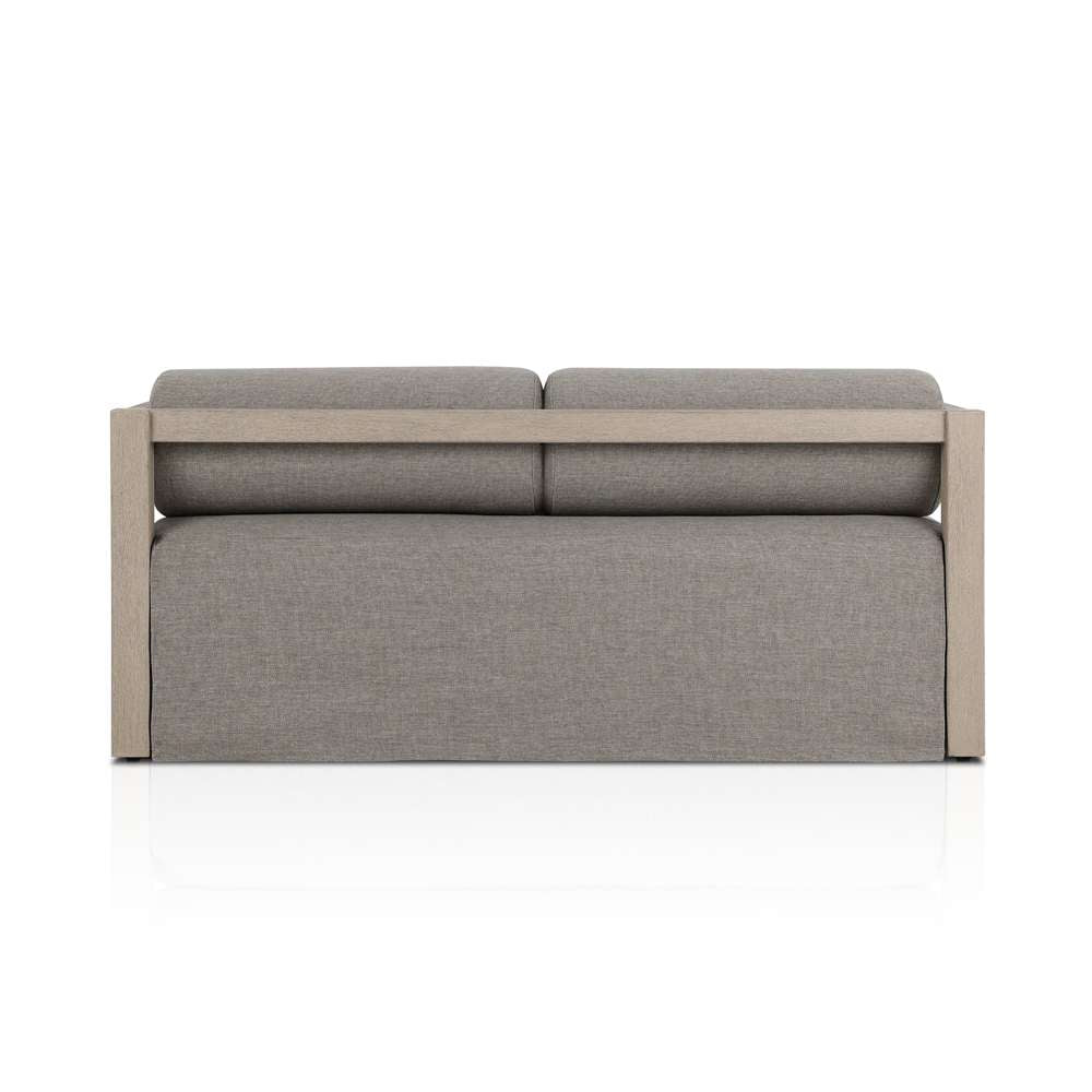 Four Hands - Solano - Laskin Outdoor Daybed-Washed Brown-Fsc - 235158-004 veiw 2