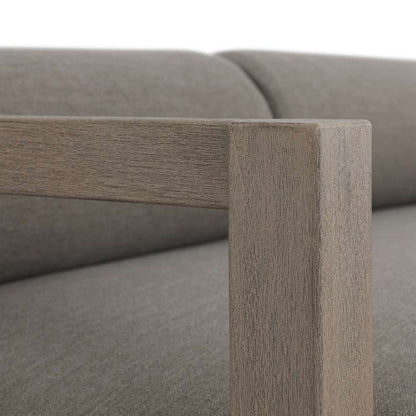 Four Hands - Solano - Laskin Outdoor Daybed-Washed Brown-Fsc - 235158-004 veiw 3