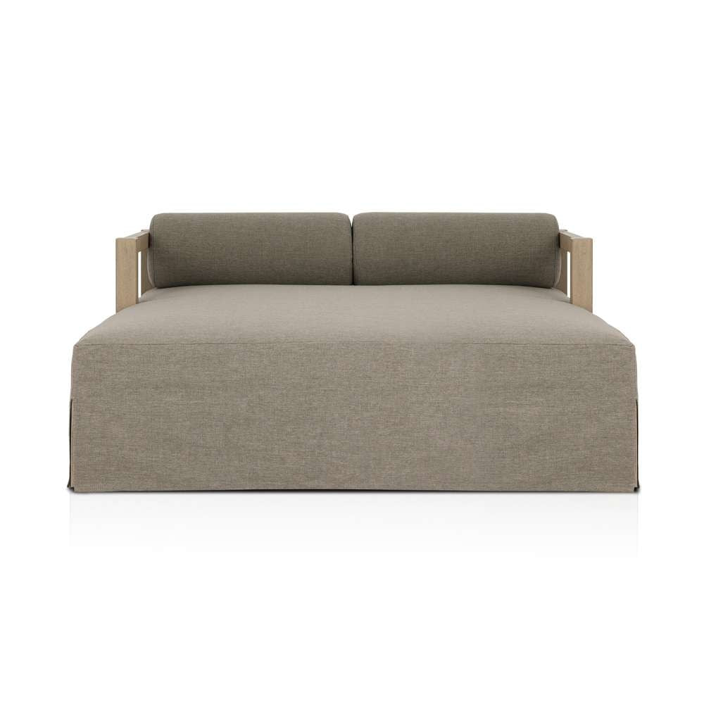 Four Hands - Solano - Laskin Outdoor Daybed-Washed Brown-Fsc - 235158-004 veiw 6
