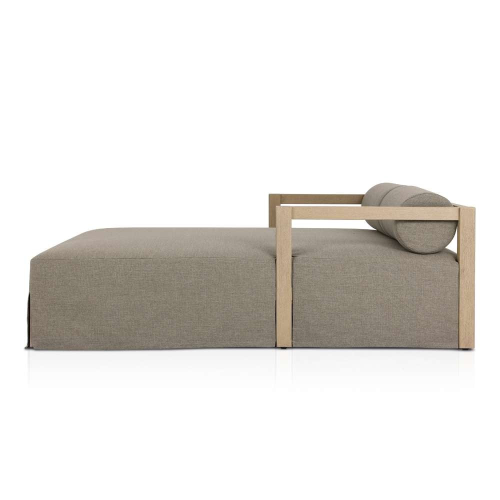 Four Hands - Solano - Laskin Outdoor Daybed-Washed Brown-Fsc - 235158-004 veiw 8