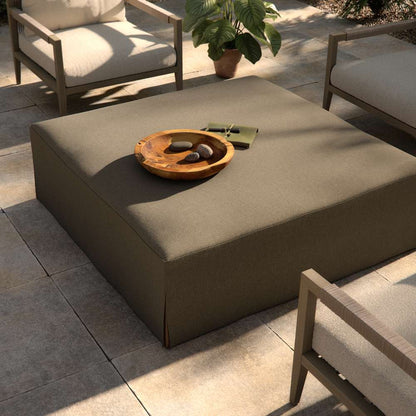 Four Hands - Solano - Laskin Outdoor Ottoman-Washed Brown-Fsc - 235157-004 veiw 6
