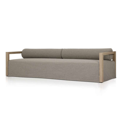 Four Hands - Solano - Laskin Outdoor Sofa-106in-Washed Brown - 235156-004 veiw 1