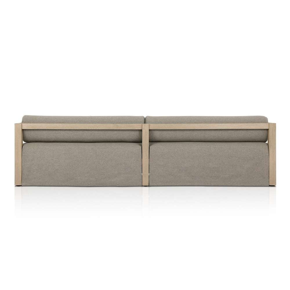 Four Hands - Solano - Laskin Outdoor Sofa-106in-Washed Brown - 235156-004 veiw 2