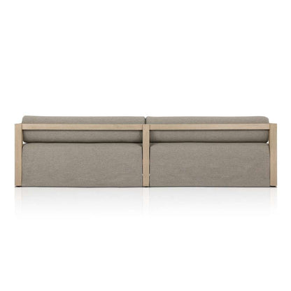 Four Hands - Solano - Laskin Outdoor Sofa-106in-Washed Brown - 235156-004 veiw 2