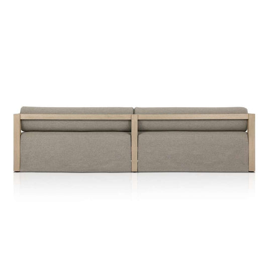 Four Hands - Solano - Laskin Outdoor Sofa-106in-Washed Brown - 235156-004 veiw 2