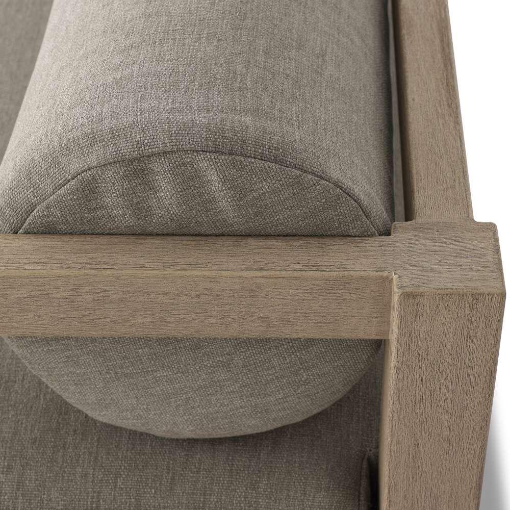 Four Hands - Solano - Laskin Outdoor Sofa-106in-Washed Brown - 235156-004 veiw 3