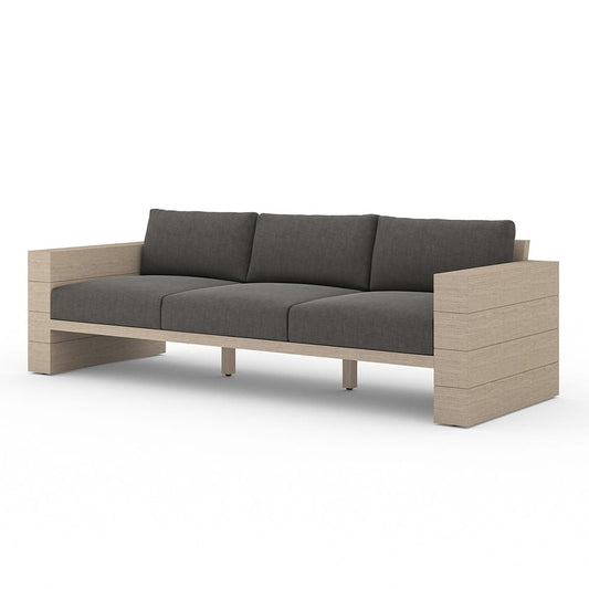 Four Hands - Solano - Leroy Outdoor Sofa, Washed Brown - Venao Charcoal - JSOL-08902K-562_CLOSEOUT view 1