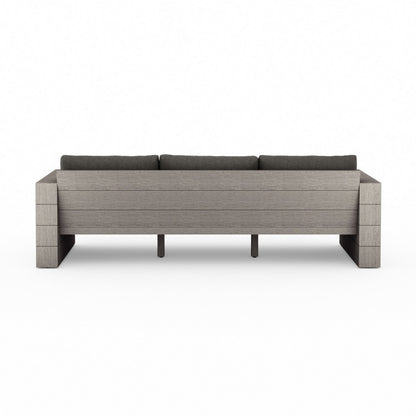 Four Hands - Solano - Leroy Outdoor Sofa, Weathered Grey - Venao Charcoal - JSOL-08901K-562_CLOSEOUT view 4