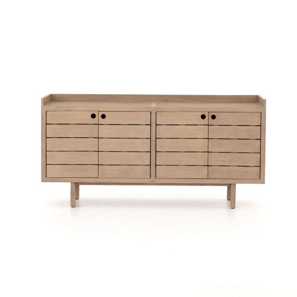 Four Hands - Solano Lula Outdoor Sideboard-Washed Brown -JSOL-060 veiw 3