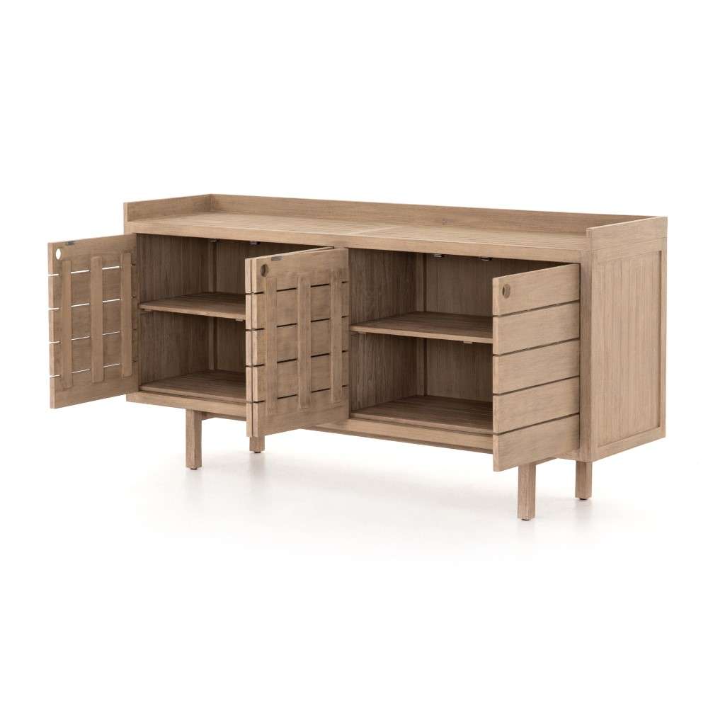 Four Hands - Solano Lula Outdoor Sideboard-Washed Brown -JSOL-060 veiw 4
