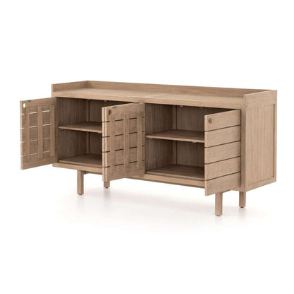 Four Hands - Solano Lula Outdoor Sideboard-Washed Brown -JSOL-060 veiw 4