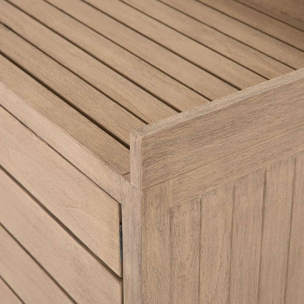 Four Hands - Solano Lula Outdoor Sideboard-Washed Brown -JSOL-060 veiw 9