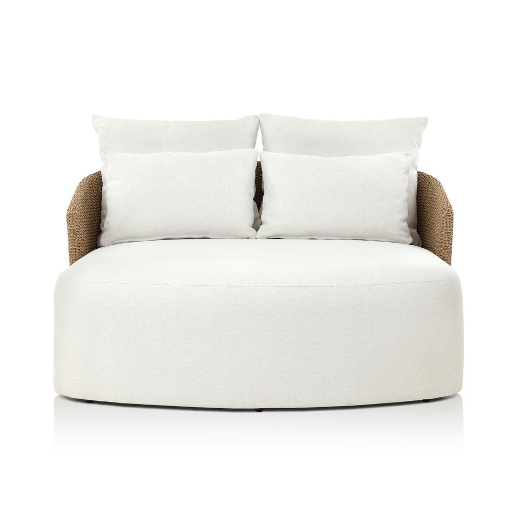 Four Hands - Solano - Maven Outdoor Double Chaise - Faux Hyacinth - 245776-001 veiw 2