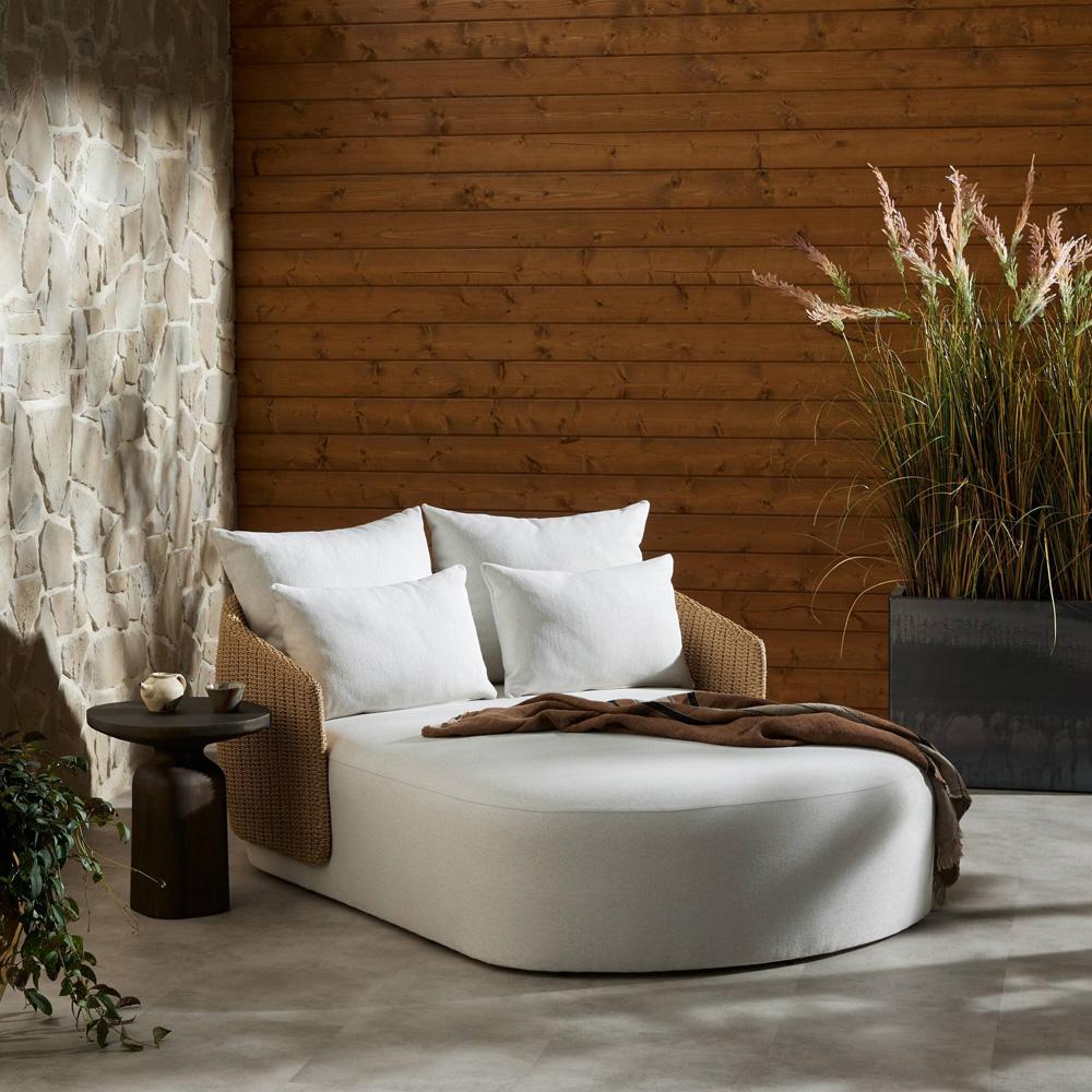 Four Hands - Solano - Maven Outdoor Double Chaise - Faux Hyacinth - 245776-001 veiw 11