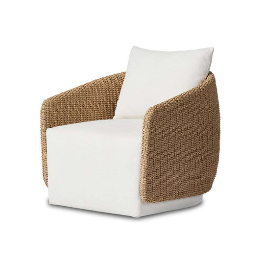 Four Hands - Solano - Maven Outdoor Swivel Chair-Faux Hyacinth - 235137-001 veiw 1
