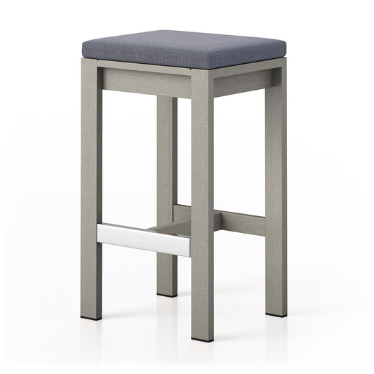 Four Hands - Solano - Monterey Bar + Counter Stool, Weathered Grey - Faye Navy - 227507-014_CLOSEOUT view 1