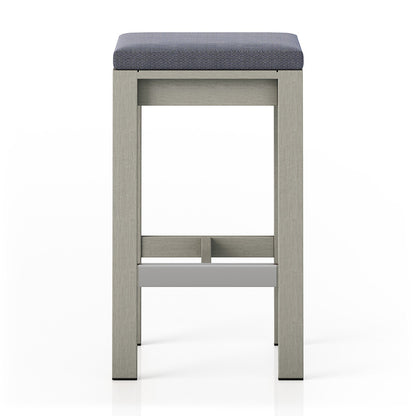 Four Hands - Solano - Monterey Bar + Counter Stool, Weathered Grey - Faye Navy - 227507-014_CLOSEOUT view 2