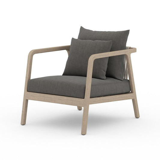 Four Hands - Solano - Numa Outdoor Chair - Washed Brown - Venao Charcoal - 223202-003 veiw 1