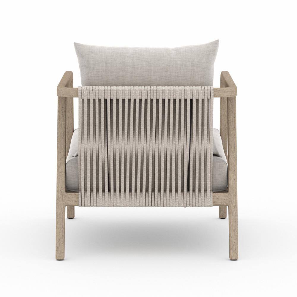 Four Hands - Solano - Numa Outdoor Chair - Washed Brown - Venao Grey - 223202-002 veiw 4