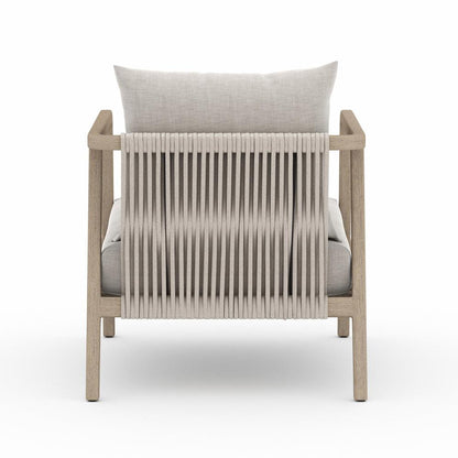 Four Hands - Solano - Numa Outdoor Chair - Washed Brown - Venao Grey - 223202-002 veiw 4