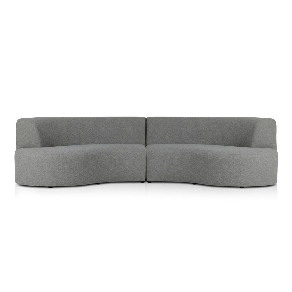 Four Hands - Solano - Opal Outdoor 2-Piece Sectional - Hayes Smoke - 230044-003 veiw 2