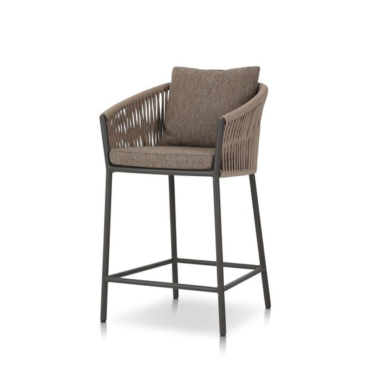 Four Hands - Solano - Porto Outdoor Counter Stool - Ellor Brown - 107039-006 veiw 1
