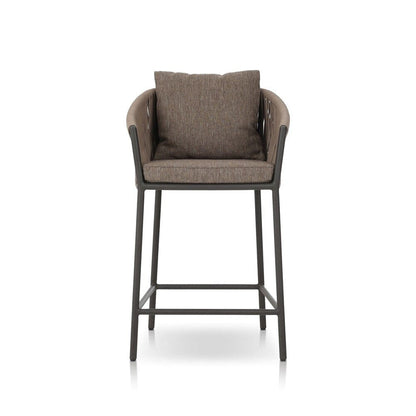 Four Hands - Solano - Porto Outdoor Counter Stool - Ellor Brown - 107039-006 veiw 2
