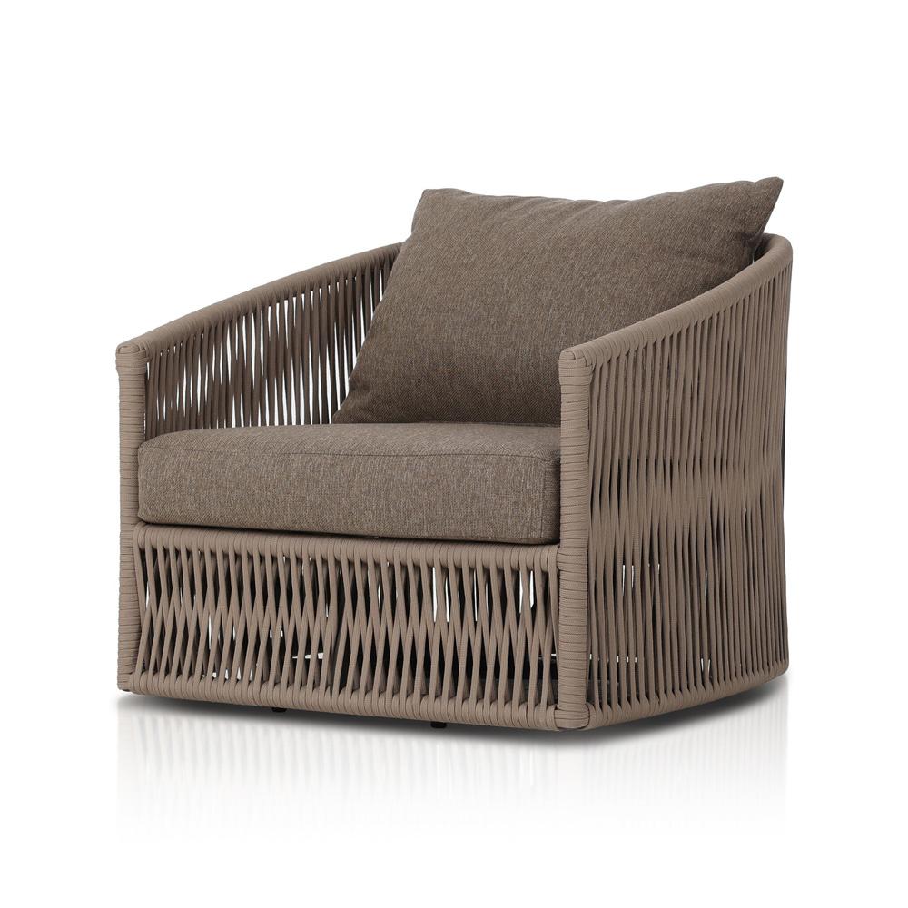 Four Hands - Solano - Porto Outdoor Swivel Chair - Ellor Brown - 236754-003 veiw 1