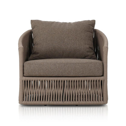 Four Hands - Solano - Porto Outdoor Swivel Chair - Ellor Brown - 236754-003 veiw 2