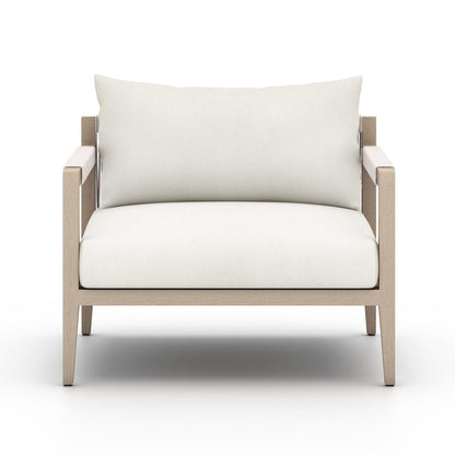 Four Hands - Solano - Sherwood Outdoor Chair, Washed Brown - Venao Ivory - 223203-019 veiw 2