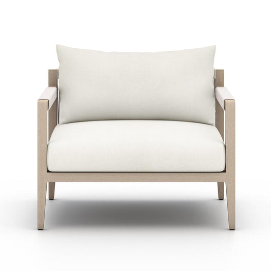 Four Hands - Solano - Sherwood Outdoor Chair, Washed Brown - Venao Ivory - 223203-019 veiw 2