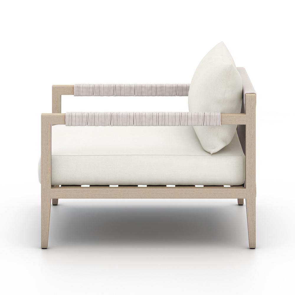 Four Hands - Solano - Sherwood Outdoor Chair, Washed Brown - Venao Ivory - 223203-019 veiw 3