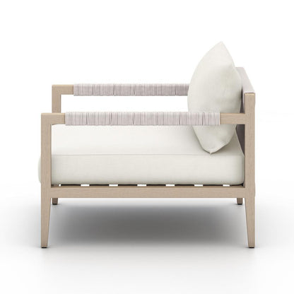Four Hands - Solano - Sherwood Outdoor Chair, Washed Brown - Venao Ivory - 223203-019 veiw 3