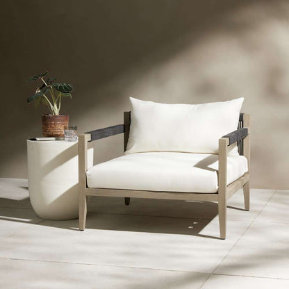Four Hands - Solano Sherwood Outdoor Chair-Weathered Grey -223203-020 veiw 2