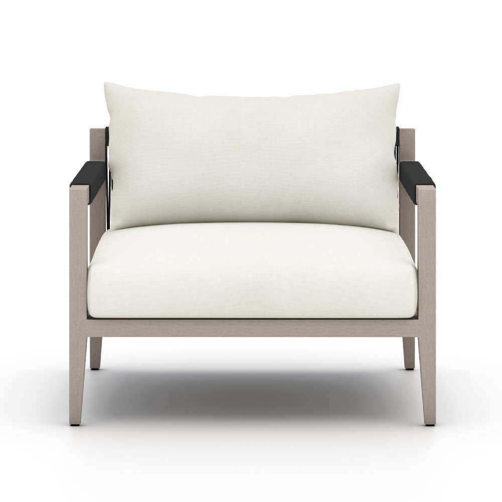 Four Hands - Solano Sherwood Outdoor Chair-Weathered Grey -223203-020 veiw 3