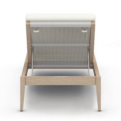 Four Hands - Solano - Sherwood Outdoor Chaise, Washed Brown - Venao Ivory - 226912-014_CLOSEOUT view 4