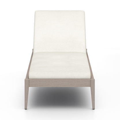 Four Hands - Solano - Sherwood Outdoor Chaise, Weathered Grey - Venao Ivory - 226912-013_CLOSEOUT view 2