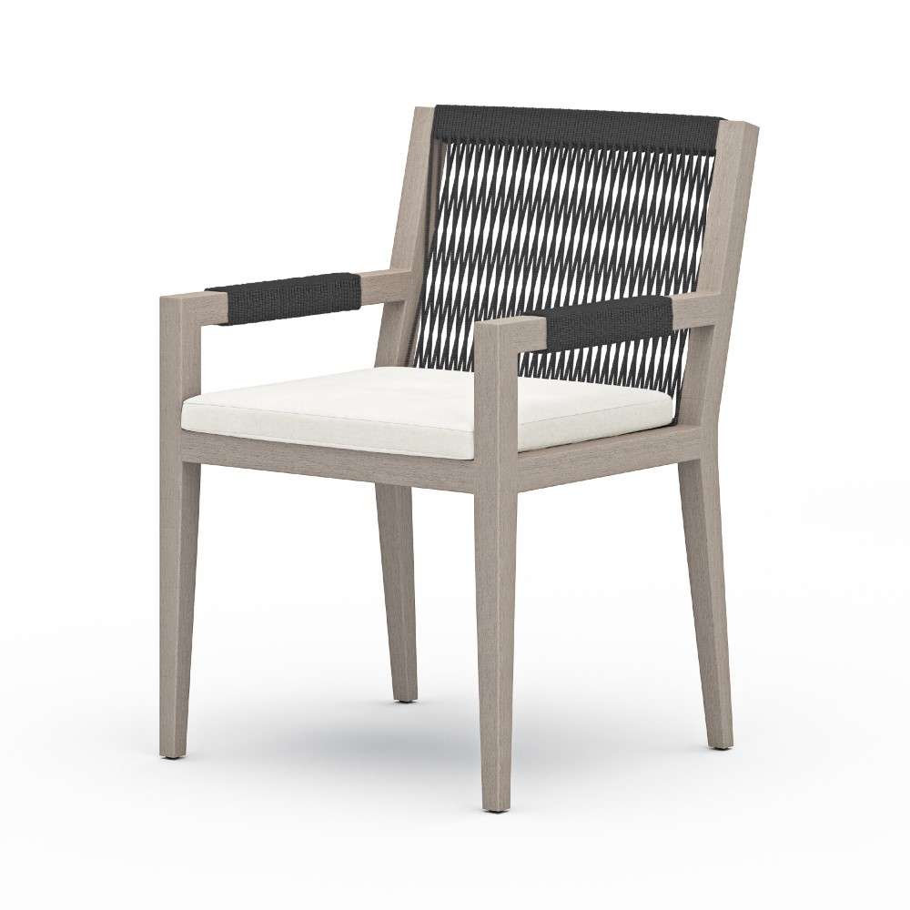 Four Hands - Solano Sherwood Outdoor Dining Armchair- Grey -223831-012 veiw 1