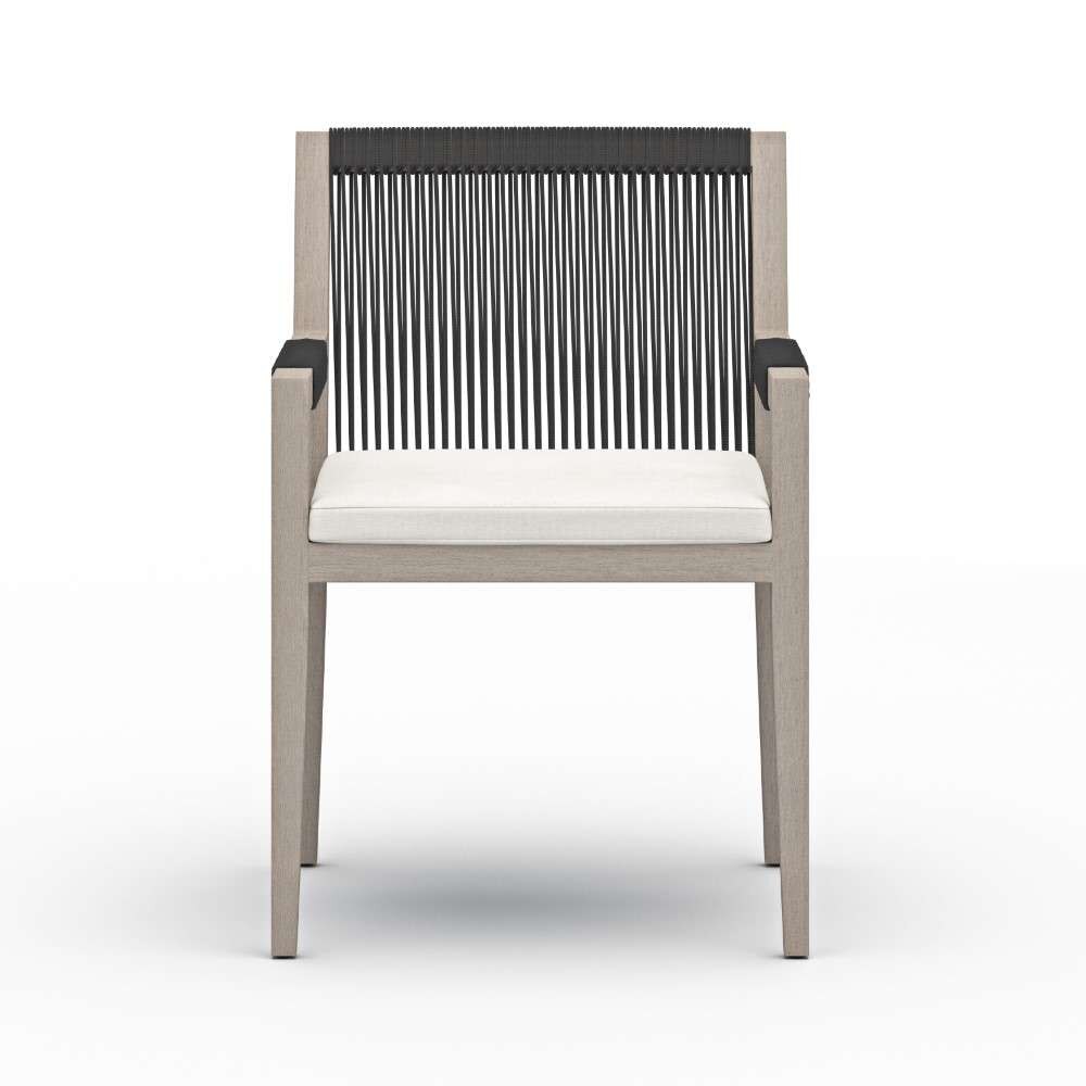 Four Hands - Solano Sherwood Outdoor Dining Armchair- Grey -223831-012 veiw 2
