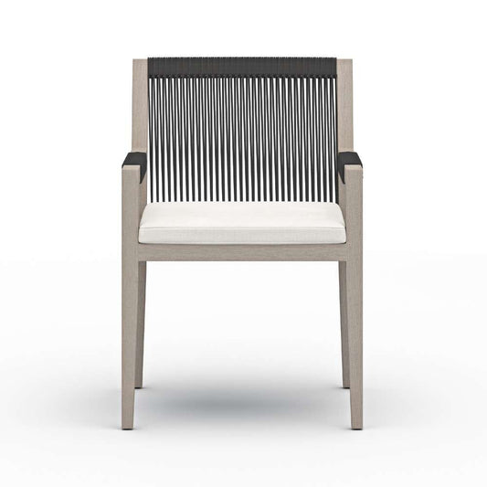 Four Hands - Solano Sherwood Outdoor Dining Armchair- Grey -223831-012 veiw 2