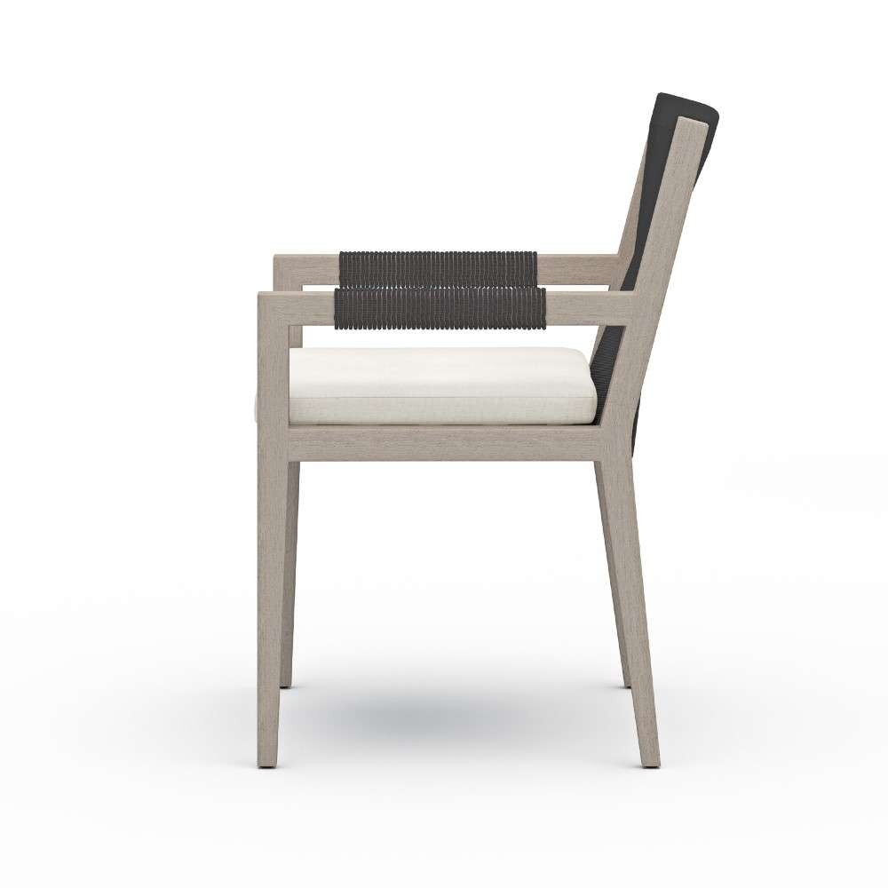 Four Hands - Solano Sherwood Outdoor Dining Armchair- Grey -223831-012 veiw 3