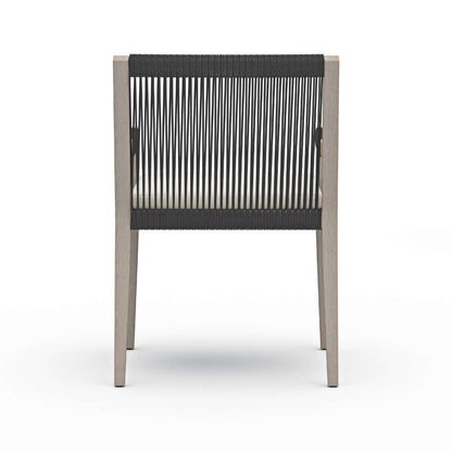 Four Hands - Solano Sherwood Outdoor Dining Armchair- Grey -223831-012 veiw 4