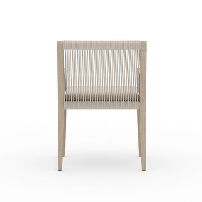 Four Hands - Solano - Sherwood Outdoor Dining Armchair, Washed Brown - Faye Sand - 223831-006_CLOSEOUT view 4