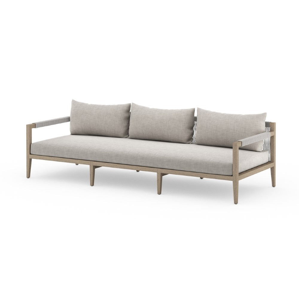 Four Hands - Sherwood Outdoor Sofa 93in - Brown/Stone Gr - JSOL-10202K-561 veiw 1