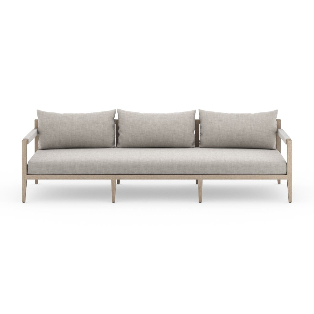 Four Hands - Sherwood Outdoor Sofa 93in - Brown/Stone Gr - JSOL-10202K-561 veiw 2