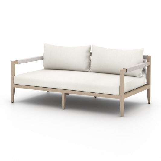 Four Hands - Solano - Sherwood Outdoor Sofa, Washed Brown - Venao Ivory - 223329-019 veiw 1
