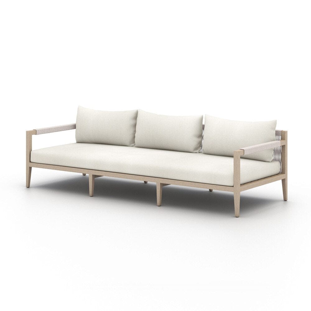 Four Hands - Solano - Sherwood Outdoor Sofa, Washed Brown - Venao Ivory - 223340-018 veiw 1