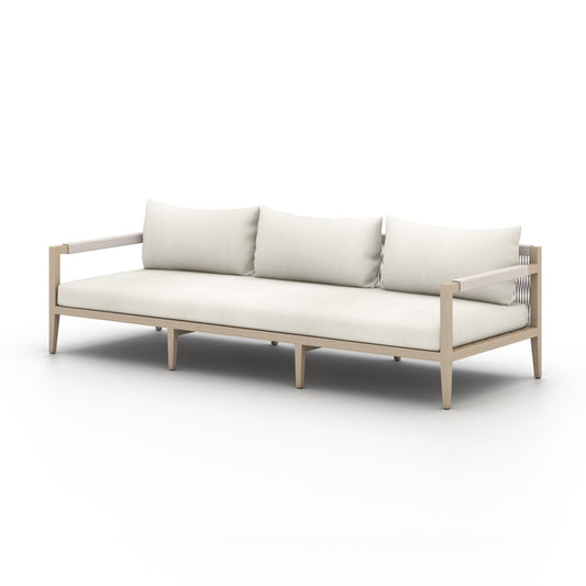 Four Hands - Solano - Sherwood Outdoor Sofa, Washed Brown - Venao Ivory - 223340-018 veiw 1