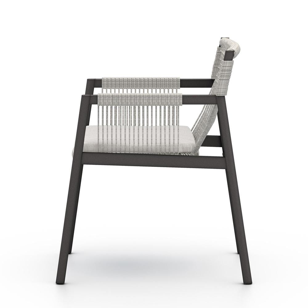 Four Hands - Solano - Shuman Outdoor Dining Chair - Venao Grey - 224961-001 veiw 3