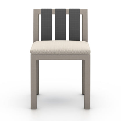 Four Hands - Solano - Sonoma Outdoor Dining Chair, Weathered Grey - Faye Sand - 227508-008_CLOSEOUT view 2